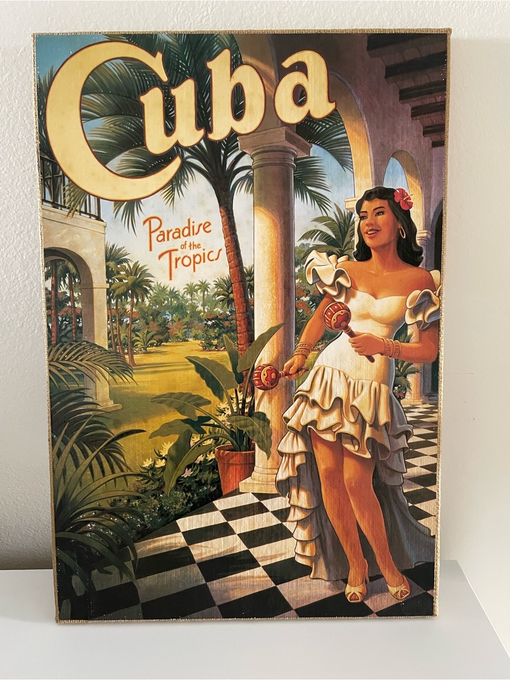 Cuba Paradise of the Tropics Wall Art - Vintage Poster Print